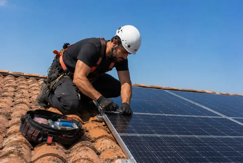 Maintenance et monitoring de panneaux solaires à Bagnols