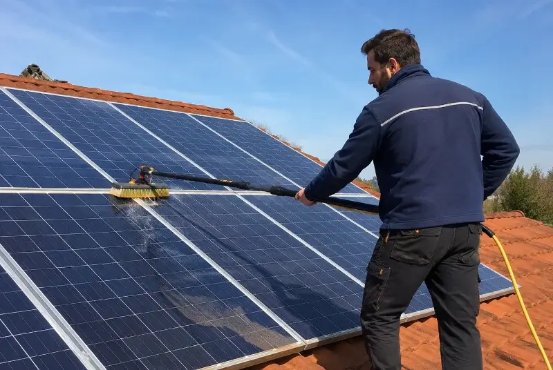 Nettoyage et entretien de panneaux solaires à Bagnols